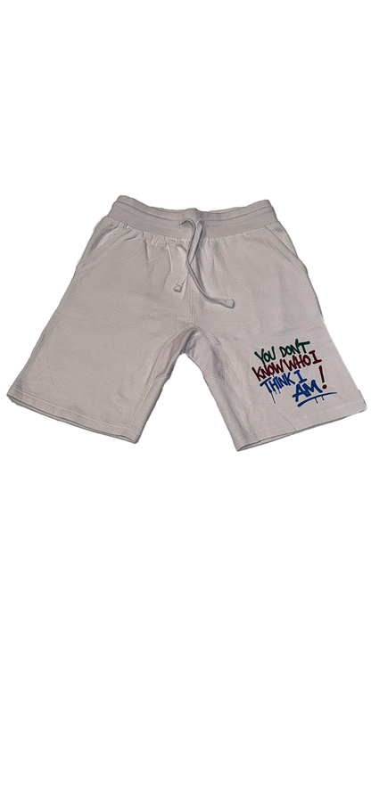 Shorts - Green Red and Blue Spraypaint (front only)