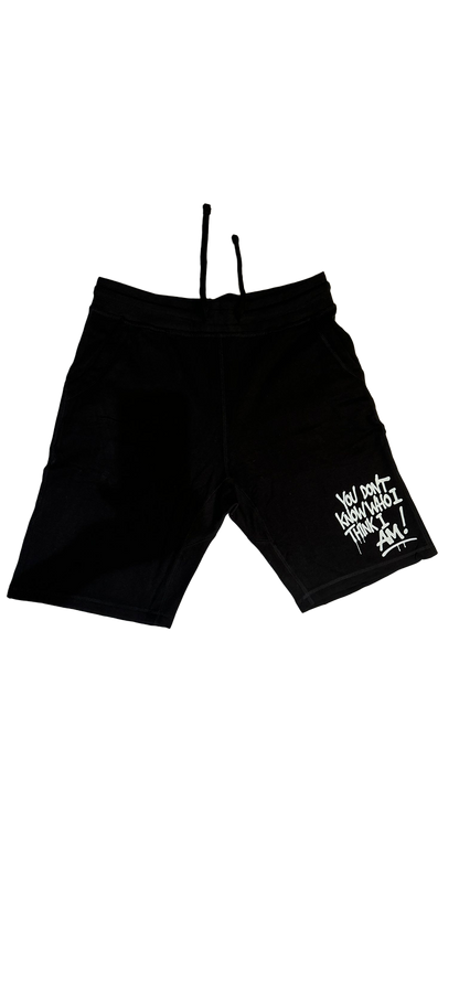 Shorts - White Spraypaint (back and front)