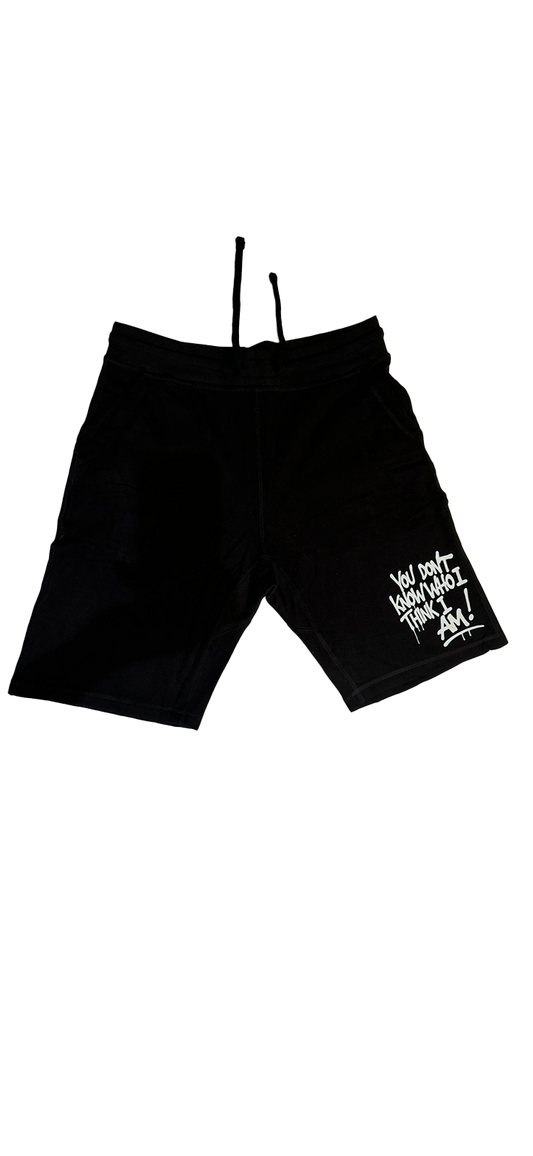 Shorts - White Spraypaint (back and front)