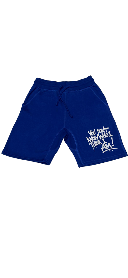 Shorts - White Spraypaint (back and front)