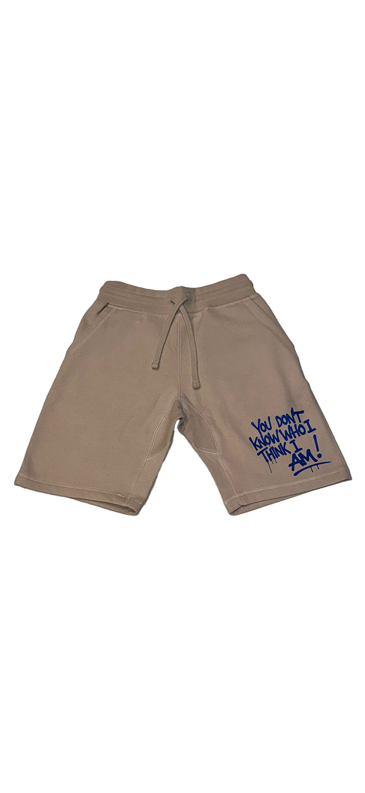 Shorts - Blue Spraypaint (front only)