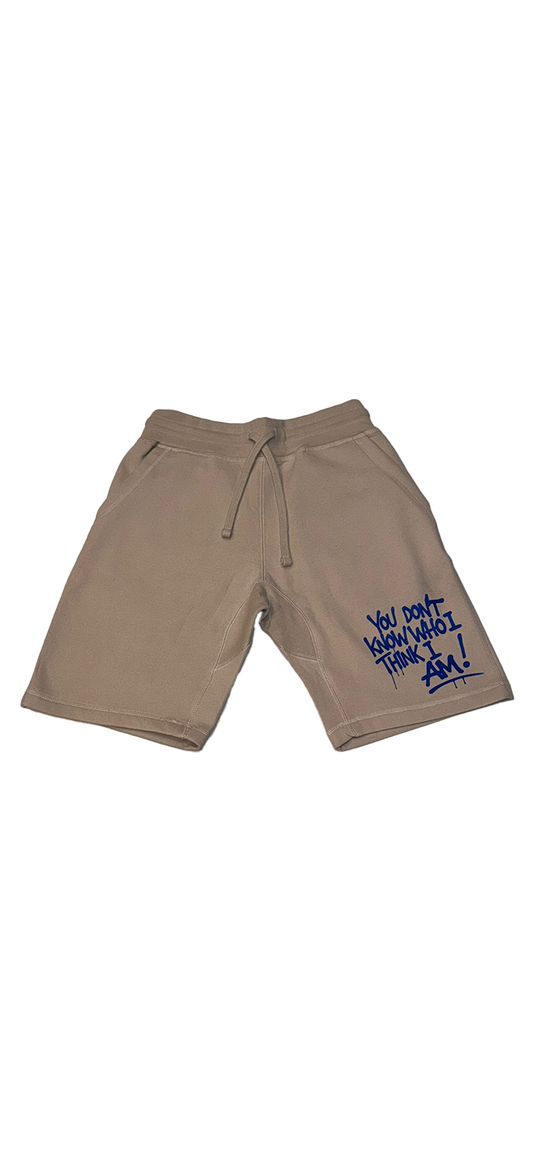Shorts - Blue Spraypaint (front only)