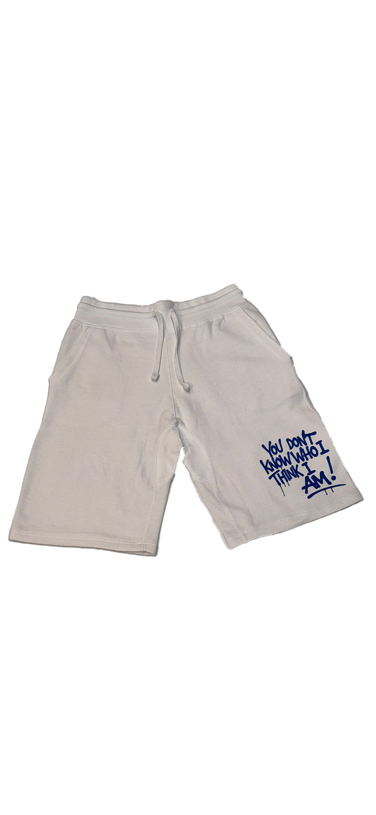 Shorts - Blue Spraypaint (front only)