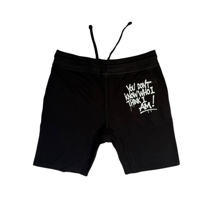 Shorts - White Spraypaint (back and front)