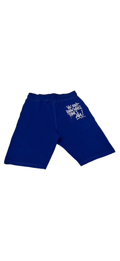 Shorts - White Spraypaint (back and front)
